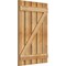 Ekena Millwork Spaced Board-n-Batten Shutters w/Z-Bar, Rough Sawn Western Red Cedar, 28 7/8W x 43H, PR RBS06Z29X043RWR - alternate 5
